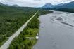 Matanuska River undercuts Glenn Highway, prompting partial closure