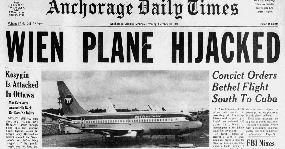 ‘He does not ponder like ordinary people’: The story of Alaska’s first aerial hijacker