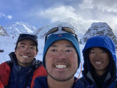 Japanese climbers are first to complete a complicated Denali route, thanks to help from Alaskans