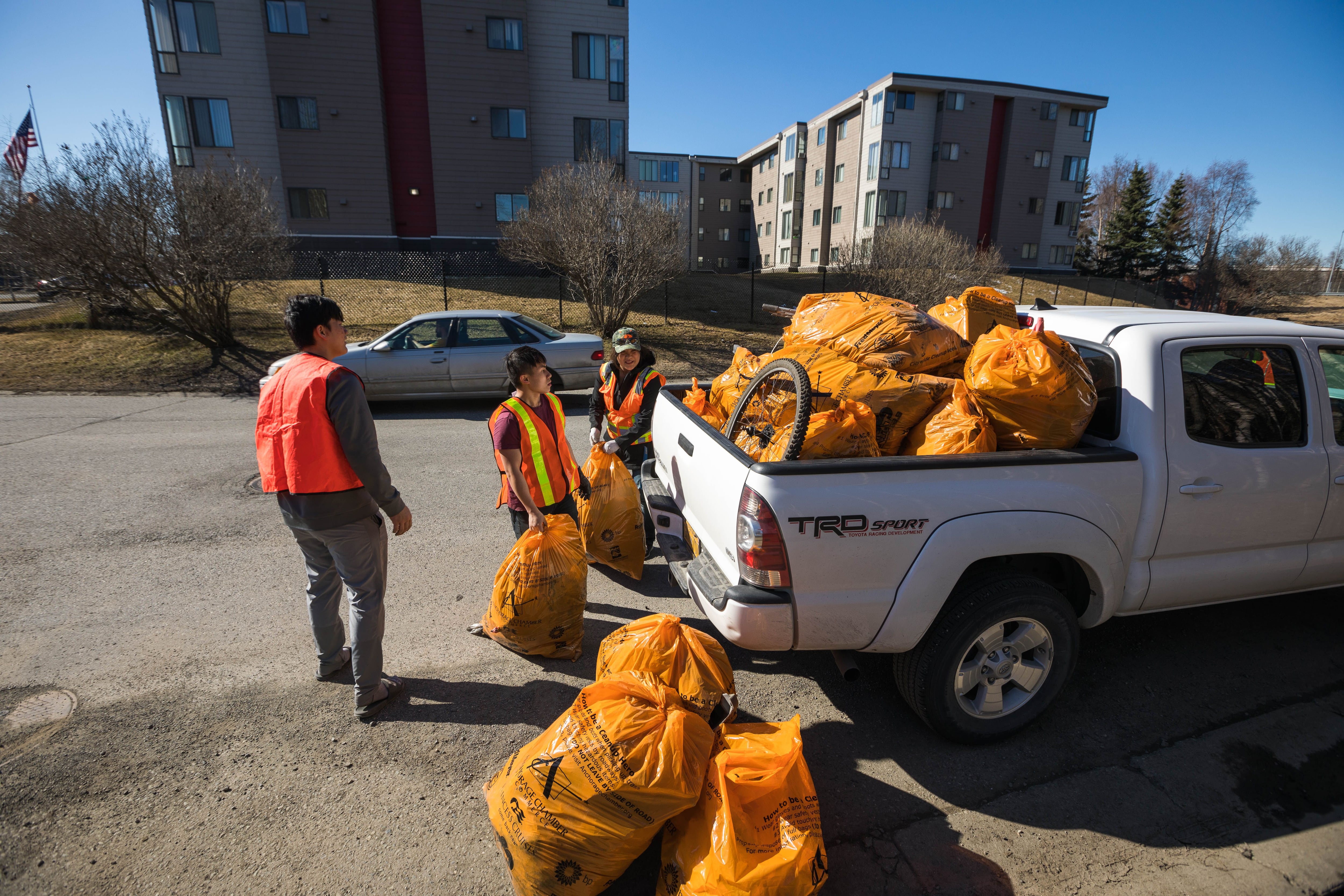 The charge to pick up extra garbage bags has gone up for many Anchorage  residents