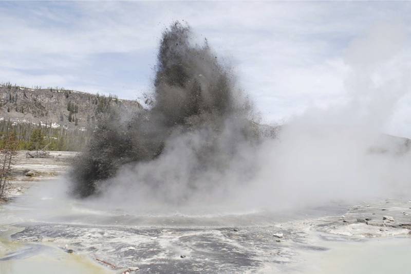 Surprise Yellowstone geyser eruption highlights a little known hazard at popular park