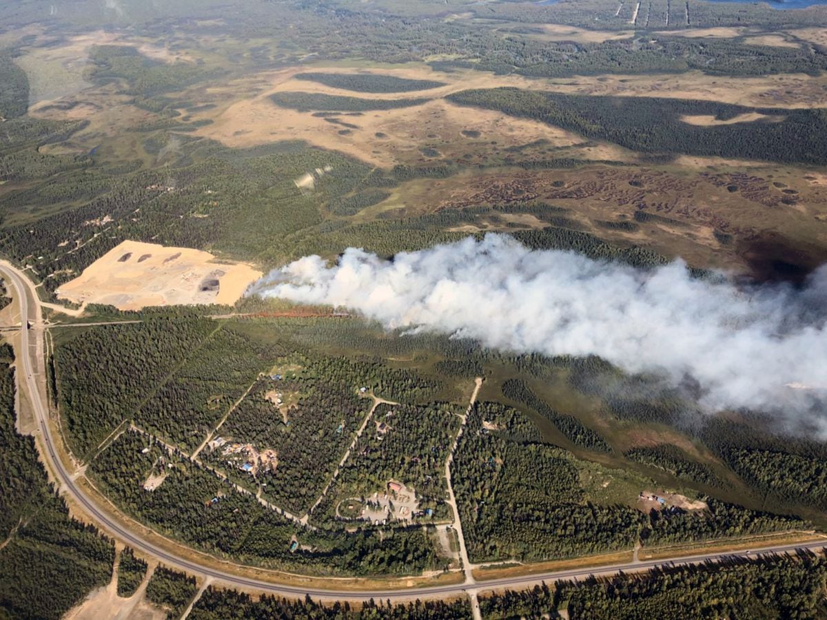 Wind Driven Wildfire Between Willow And Talkeetna Prompts