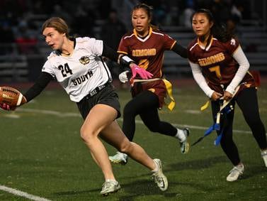 The Rewind: South flag football shuts out West, Dimond football keeps rolling; UAA volleyball extends win streak