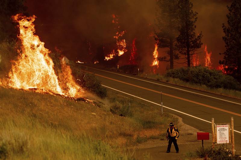 Huge Oregon Blaze Grows As Wildfires Burn Across Western Us Anchorage Daily News 1196
