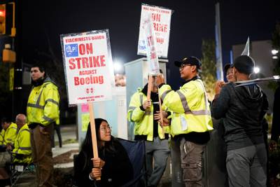 Boeing Machinists rejects contract as 96% vote to strike