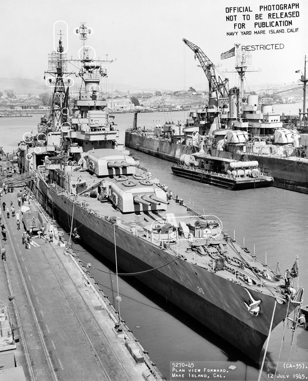 what was the first us navy ship to be attacked in the vietnam war