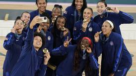 US ties China in Paris Olympics gold medal count after Americans' nail-biting women's hoops win