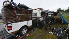 The city dismantled a Midtown Anchorage homeless camp. Almost immediately, another formed nearby.