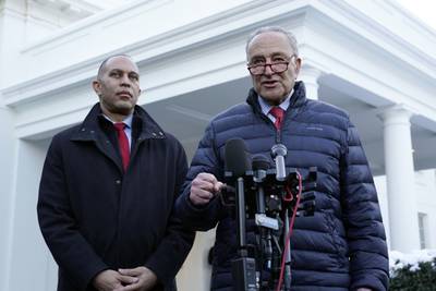 Hakeem Jeffries and Chuck Schumer privately warned Biden his candidacy could imperil Democrats