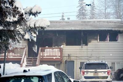 Son charged in arson deaths of parents in Anchorage house fire