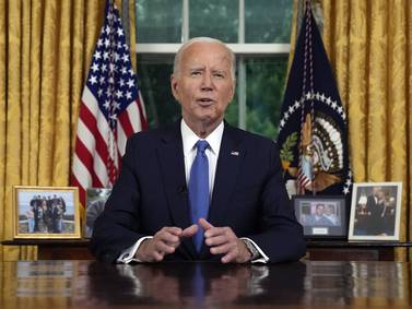Biden uses Oval Office address to explain his decision to quit the 2024 presidential race