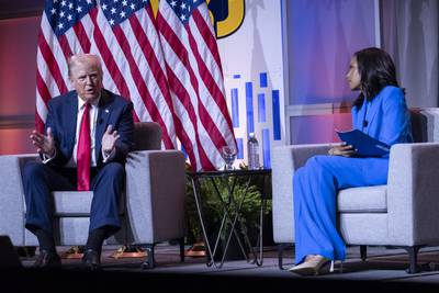 Trump questions Harris’s Black identity. Harris says Americans ‘deserve better.’