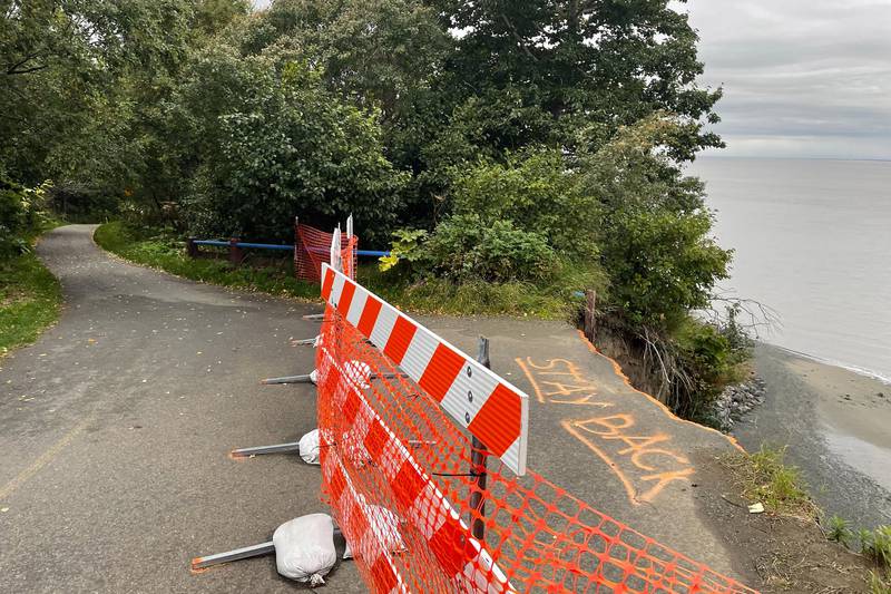 Point Woronzof erosion prompts Coastal Trail reroute