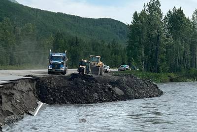 Glenn Highway fully reopened in erosion-damaged stretch near Sutton
