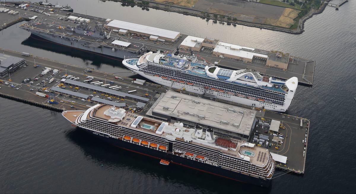 Port Of Seattle Will Cancel Two Cruise Sailings In Early April But Not Ships Headed To Alaska Anchorage Daily News