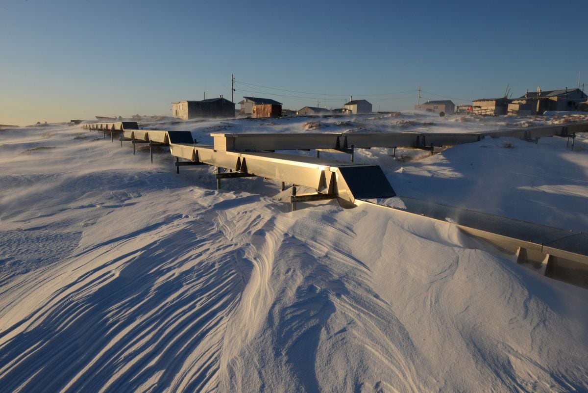 Hooper Bay school is reopened after a winter break extended by water