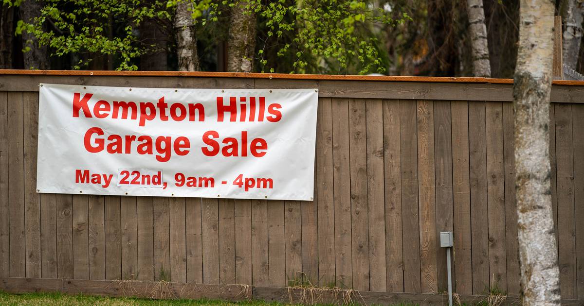 South Anchorage’s legendary Kempton Hills garage sale returns in full force this weekend