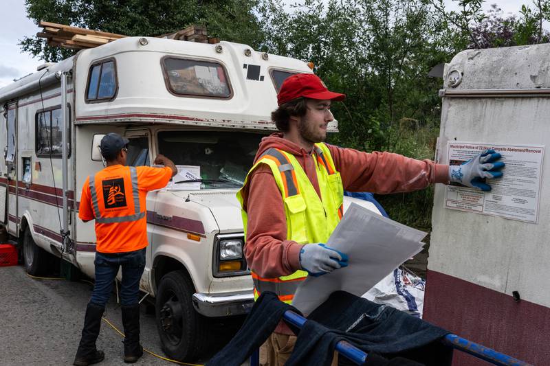 In sign of policy change, city will clear Midtown Anchorage homeless encampment this week, with more to come 