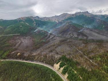 Denali National Park remains closed due to wildfire as Glitter Gulch businesses reopen with power restored