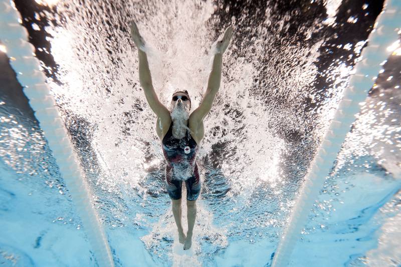 Many top swimmers are going slower than expected in the Olympic pool. Is it too shallow?