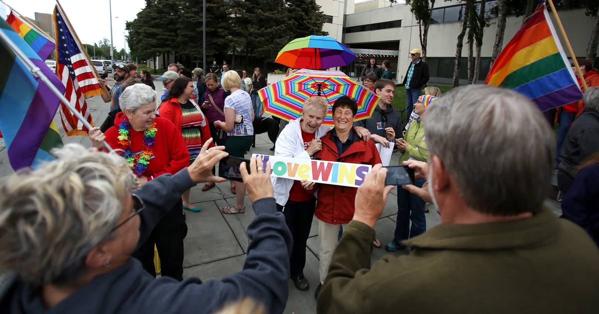 With Same Sex Marriage Affirmed Nationwide Supporters And Opponents Ponder Future Of Alaska 