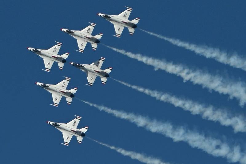 Thousands turn out for the Arctic Thunder air show