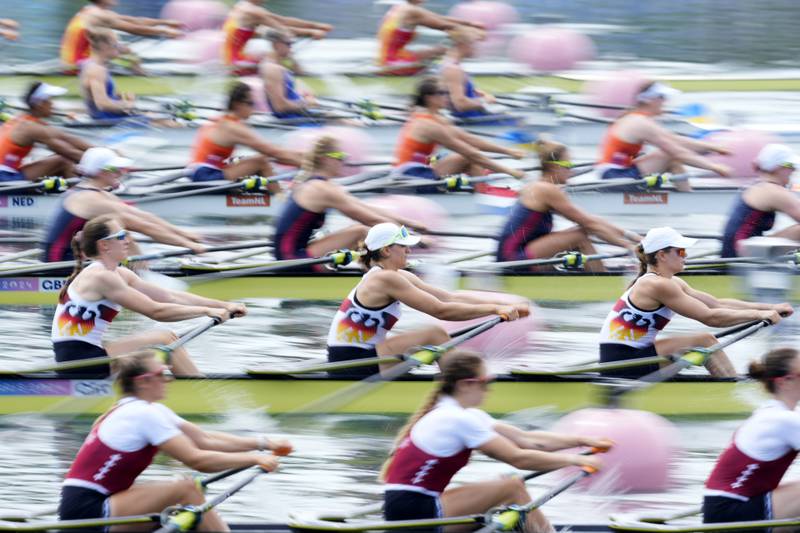 Photos: Triathlon kicks off another day of competition at the Paris Games. Here’s a look at Day 5.