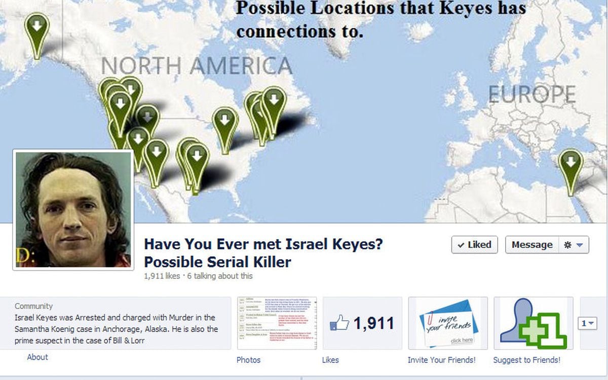 World Maps Library - Complete Resources: Israel Keyes Google Maps