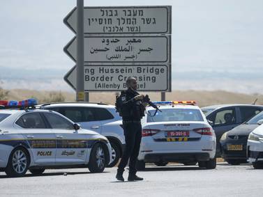 Shooting attack at the West Bank-Jordan border crossing kills 3 Israelis