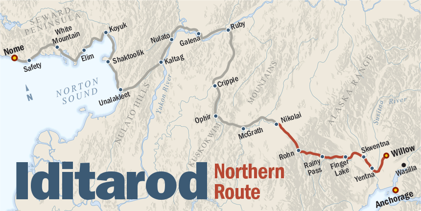 Iditarod 2021 Race Map Iditarod Mushers Are Leapfrogging, With A Chase Pack Close Behind