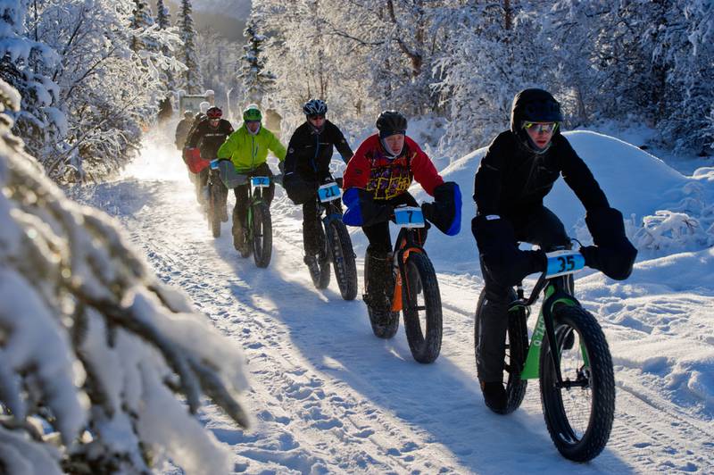 Photos Icy River Rampage winter bike race Anchorage Daily News