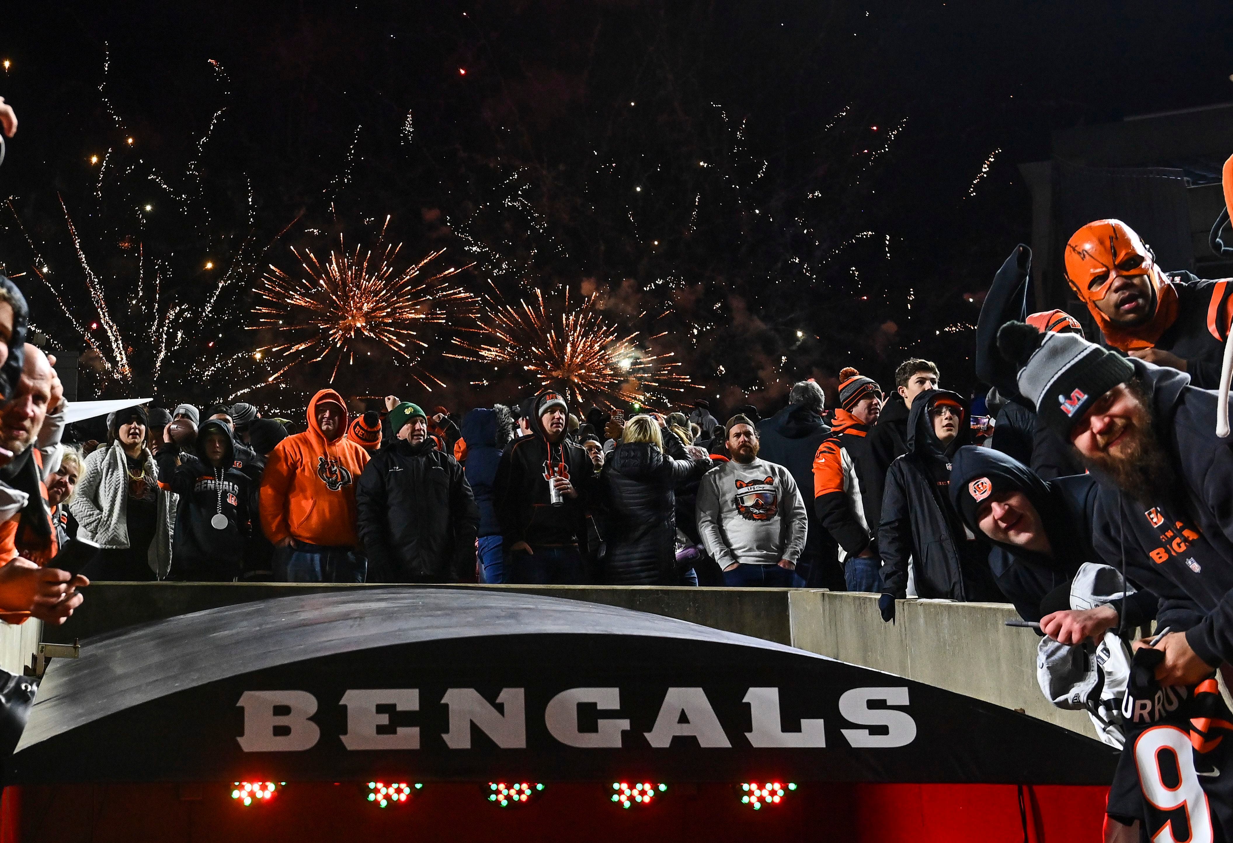 Bengals fans kick off Super Bowl week with pep rally at Paul Brown