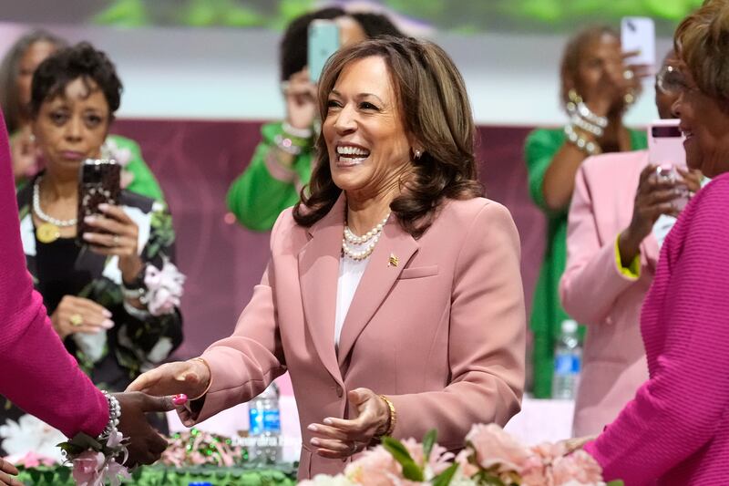 ‘We were built for this moment’: Black women rally around Kamala Harris