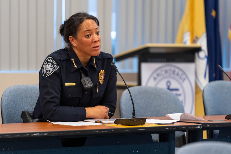 Former Anchorage Police Chief-designee Bianca Cross during an Anchorage Assembly public safety committee meeting in June. (Loren Holmes/ADN)