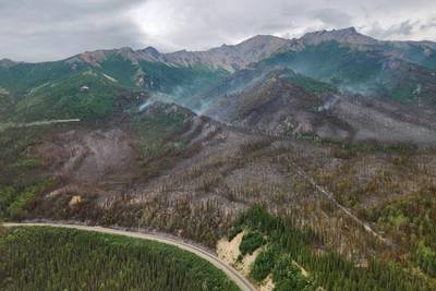 Denali National Park remains closed due to wildfire as Glitter Gulch businesses reopen with power restored