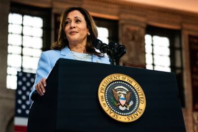 Democrats begin to consider Kamala Harris at the top of their ticket