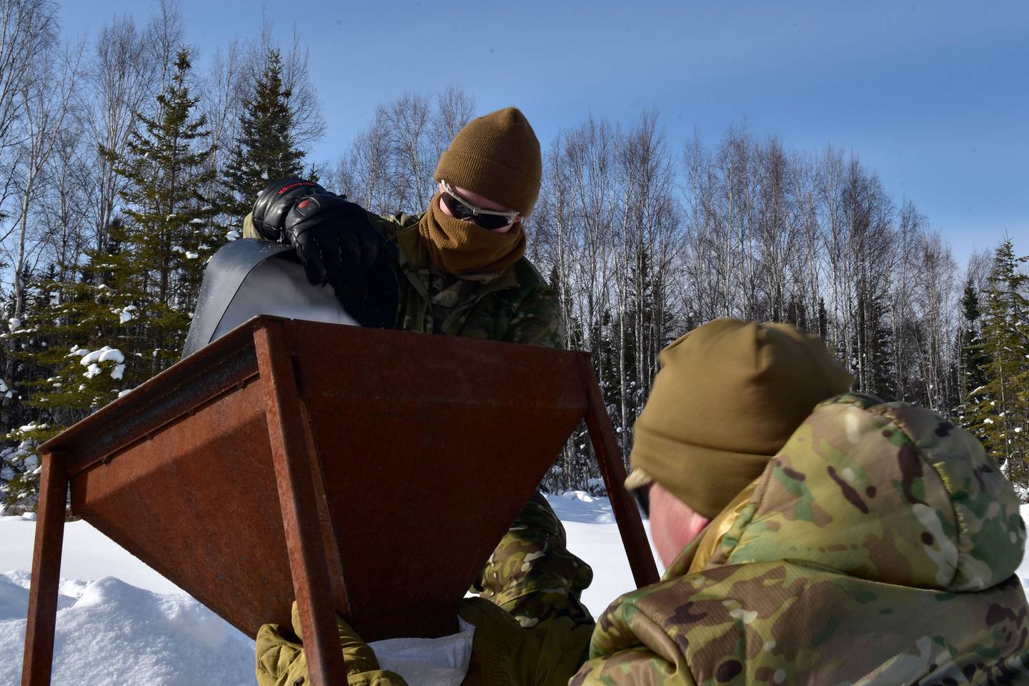 Can snow dampen shockwaves from bomb blasts? Yes, Eielson airmen ...
